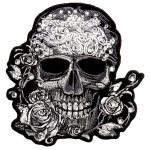 Hot Leathers PPC3215 Bandana Skull with Rhinestones 4″ x 4″ Patch