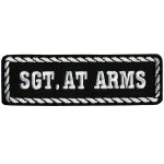 Hot Leathers PPD1005 Sgt. At Arms 4″ x 1″ Patch