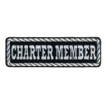 Hot Leathers PPD1016 Charter Member 4″ x 1″ Patch