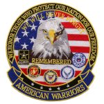Hot Leathers We Honor American Warriors es 5″ x 5″ Patch PPE1116