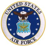 Hot Leathers US Air Force Logo Military es 10″ x 10″ Patch PPE1187