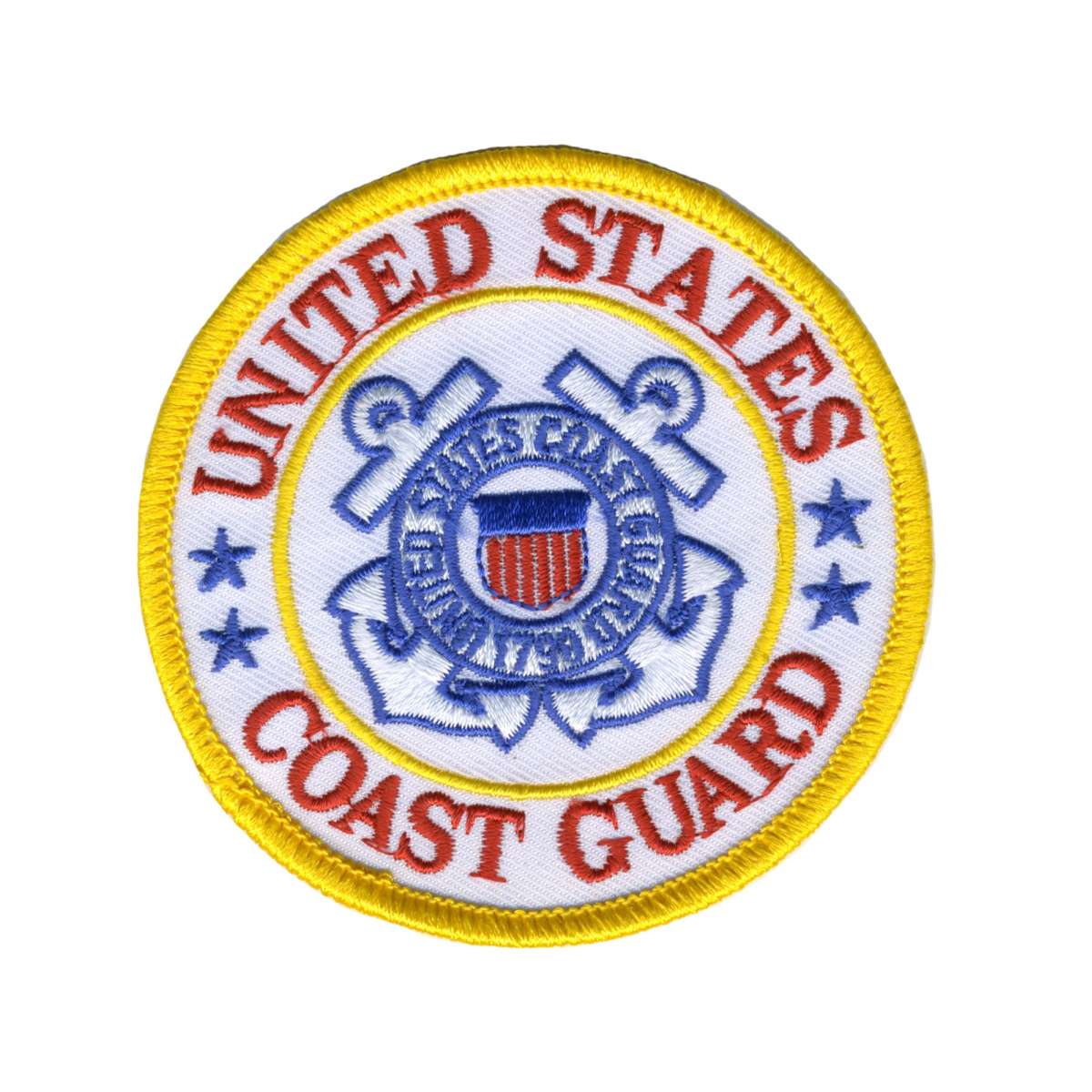 Hot Leathers Coast Guard Logo Military 3″ x 3″ Patch PPE1250