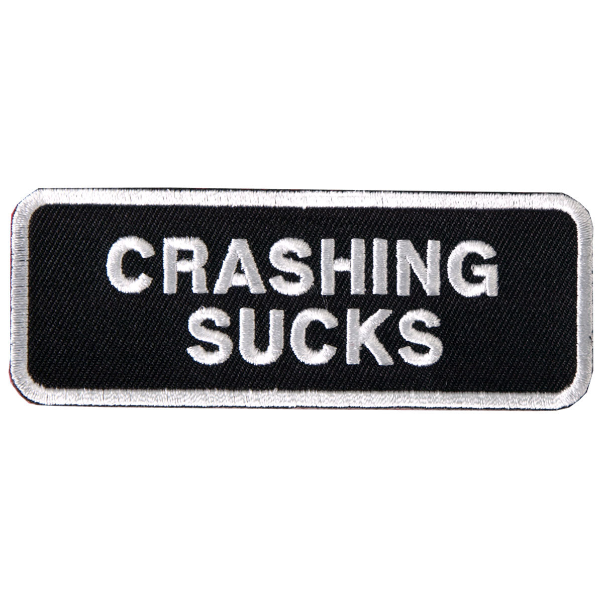 Hot Leathers PPL9012 Crashing Sucks 4″ x 2″ Patch