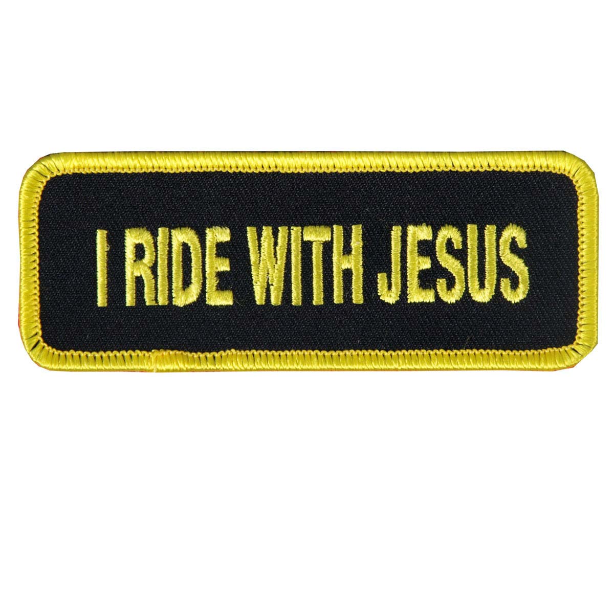 Hot Leathers PPL9063 I Ride With Jesus 4″ x 2″ Patch