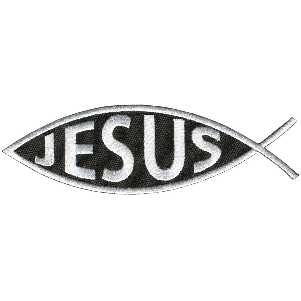 Hot Leathers PPL9077 Jesus Inside Fish 5″ x 2″ Patch