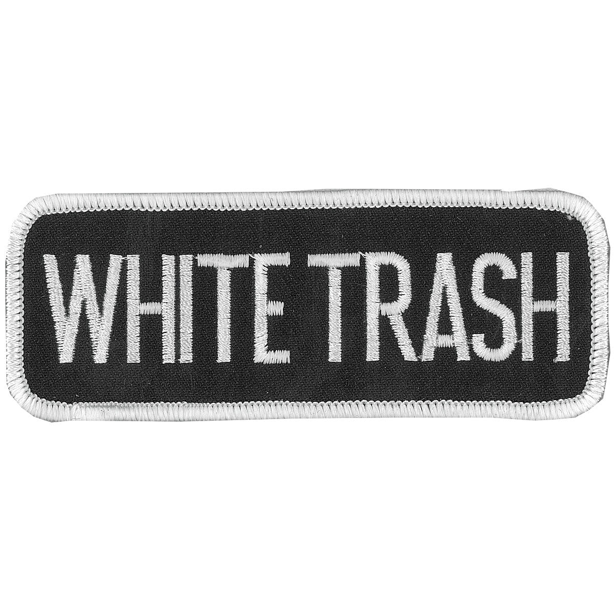 Hot Leathers PPL9087 White Trash 4″ x 2″ Patch