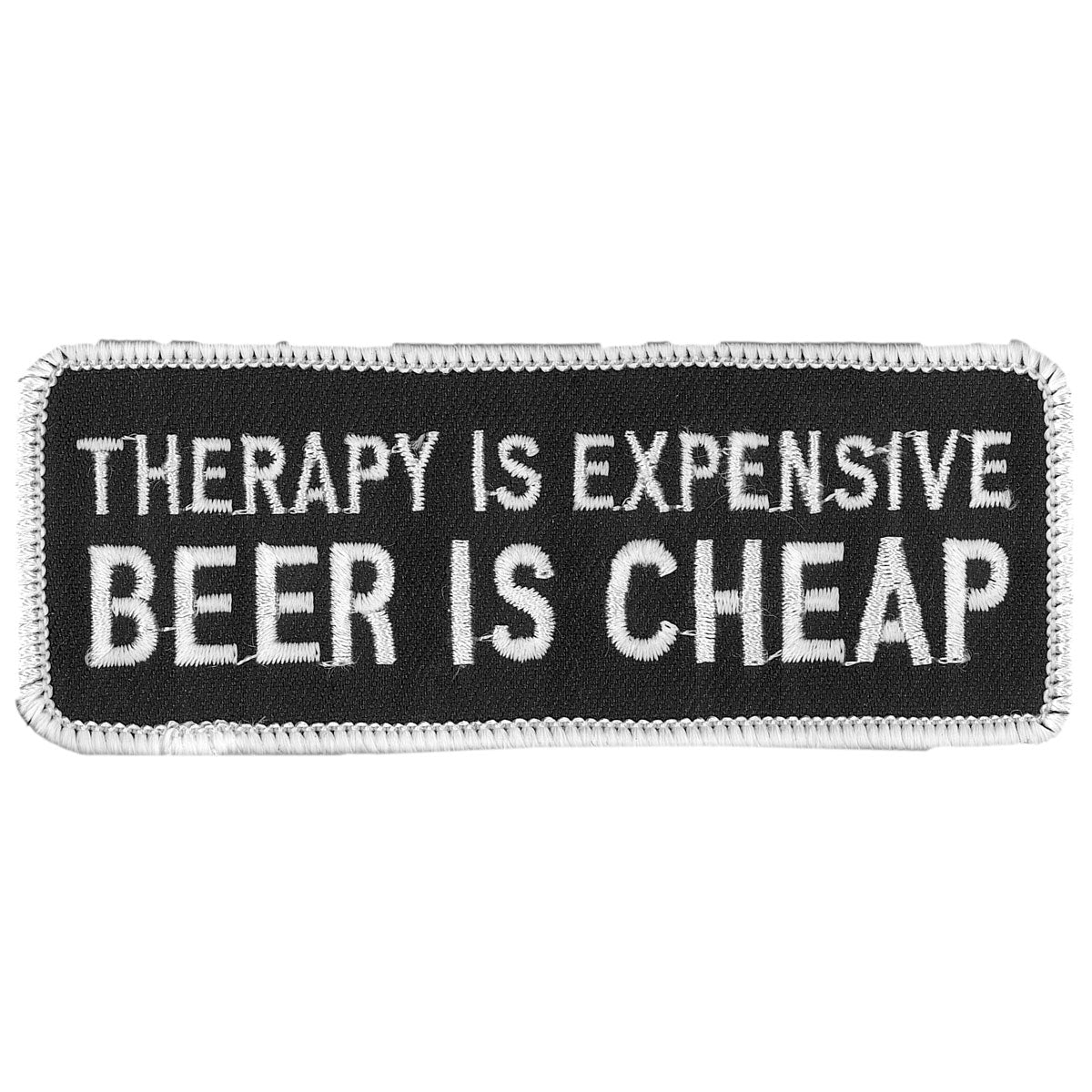 Hot Leathers PPL9116 Therapy is Expensive 4″ x 2″ Patch