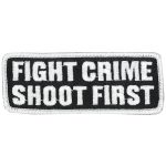 Hot Leathers PPL9159 Fight Crime Shoot First 4″ x 2″ Patch