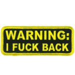 Hot Leathers PPL9178 I Fuck Back 4″ Patch