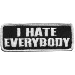 Hot Leathers I Hate Everybody 4″ x 2″ Patch PPL9188