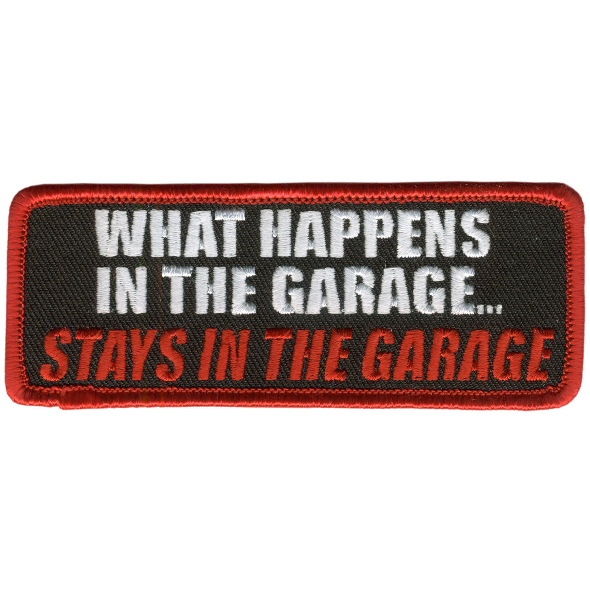 Hot Leathers PPL9205  In The Garage 4″ x 2″ Patch