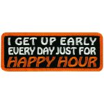 Hot Leathers PPL9206 Just for Happy Hour 4″ Patch