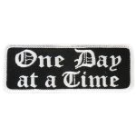 Hot Leathers PPL9224  One Day At A Time 4″ x 2″ Patch