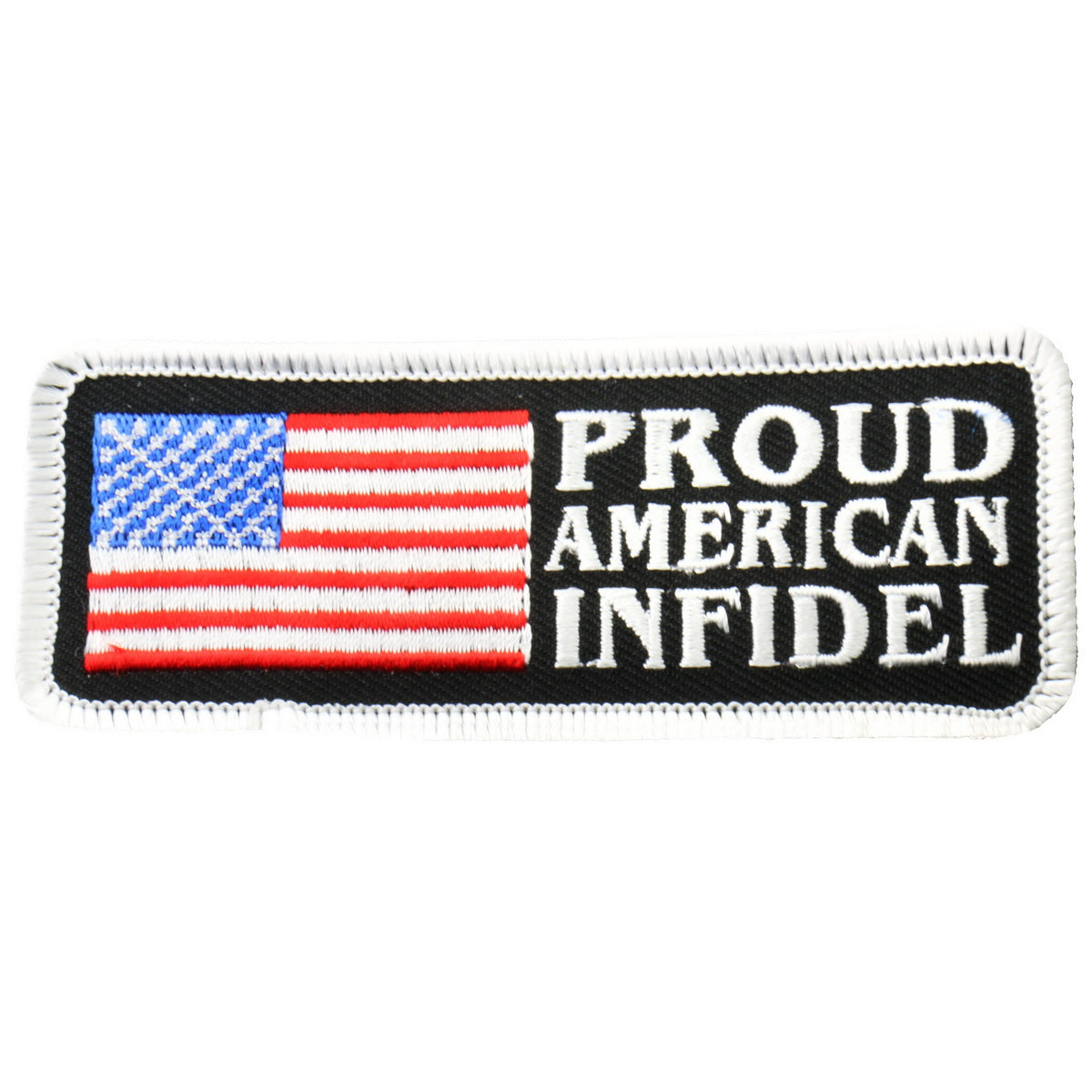 Hot Leathers PPL9226  American Infidel 4″ x 2″ Patch