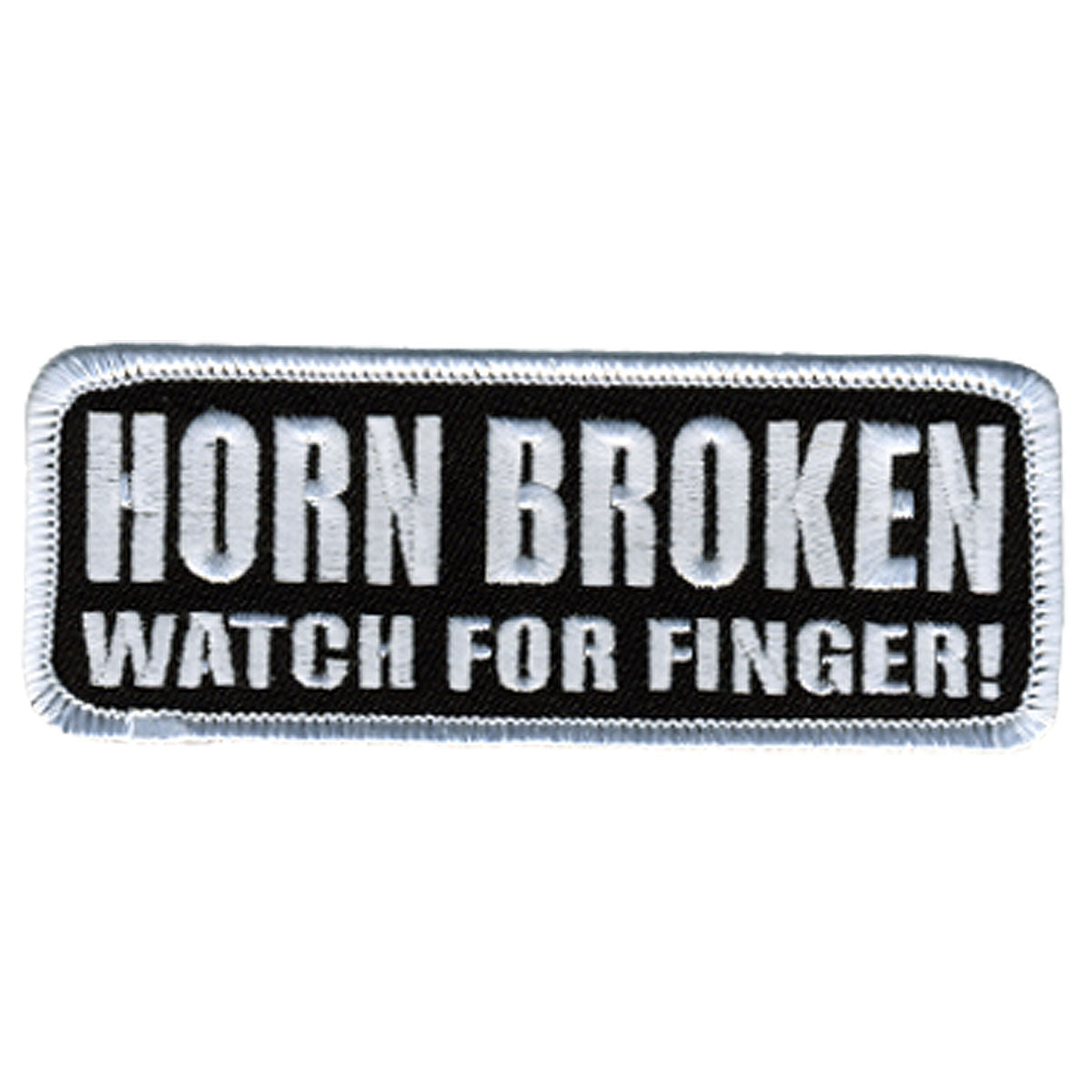 Hot Leathers PPL9246  Horn Broken 4″ x 2″ Patch