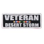 Hot Leathers Desert Storm Vet 4″ x 2″ Patch PPL9285