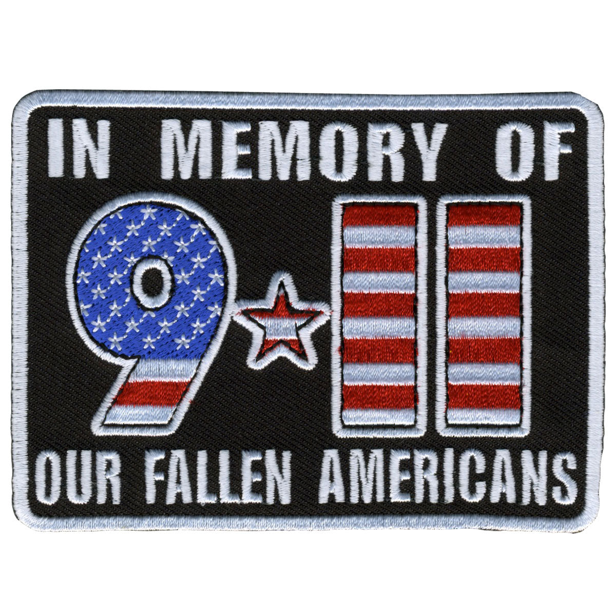 Hot Leathers PPL9314  9-11 In Memory 4″ x 3″ Patch