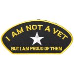 Hot Leathers PPL9319  Not a Vet 4″ x 2″ Patch