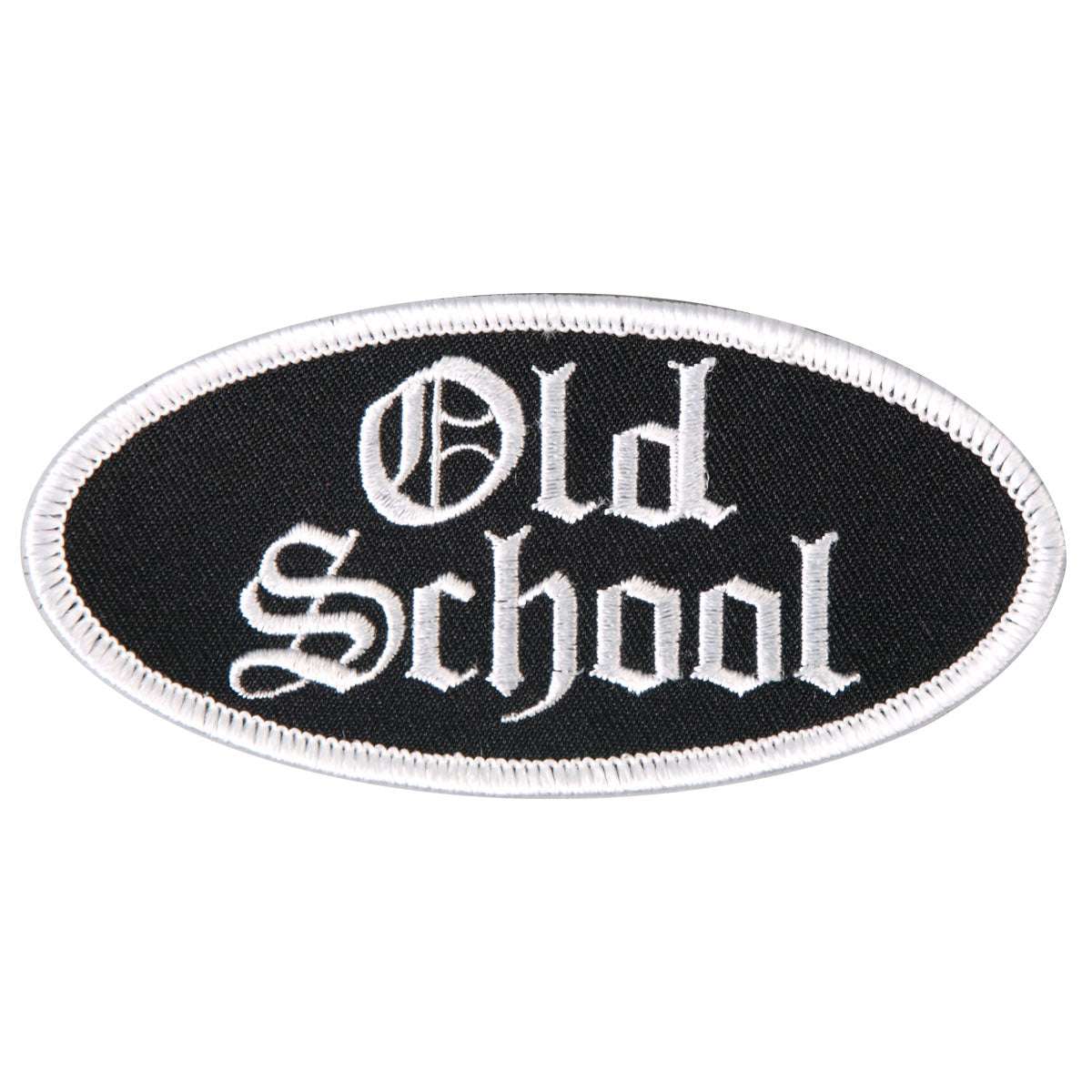 Hot Leathers Old School Oval 4″ x 2″ Patch PPL9341