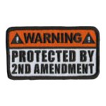Hot Leathers PPL9361 Protected by 2nd Amendment 4″ x 2″ Patch