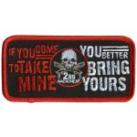 Hot Leathers Take Mine 4″ x 2″ Patch PPL9362