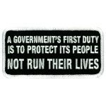 Hot Leathers PPL9419 Government’s First Duty Patch PPL9419