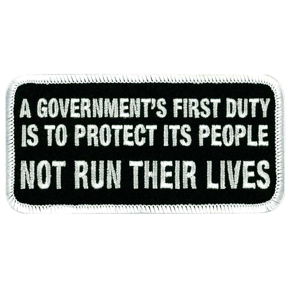Hot Leathers PPL9419 Government’s First Duty Patch PPL9419