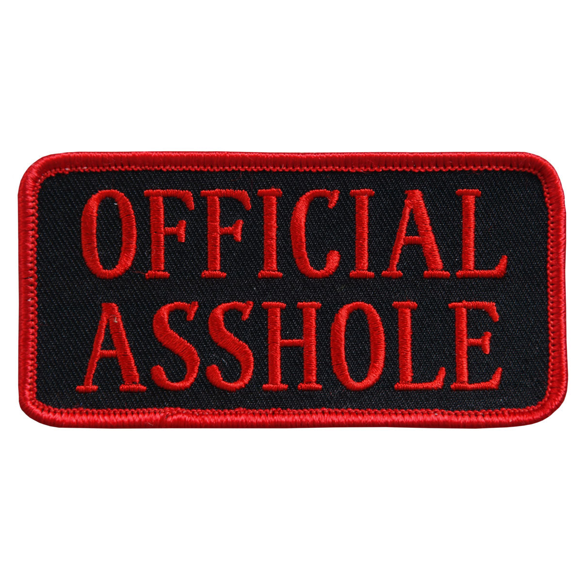 Hot Leathers PPL9442 Official Asshole 4″ x 2″ Patch