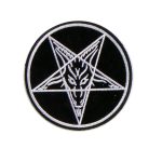 Hot Leathers Pentagram Goat Embroidered 4″X4″ Patch PPL9481