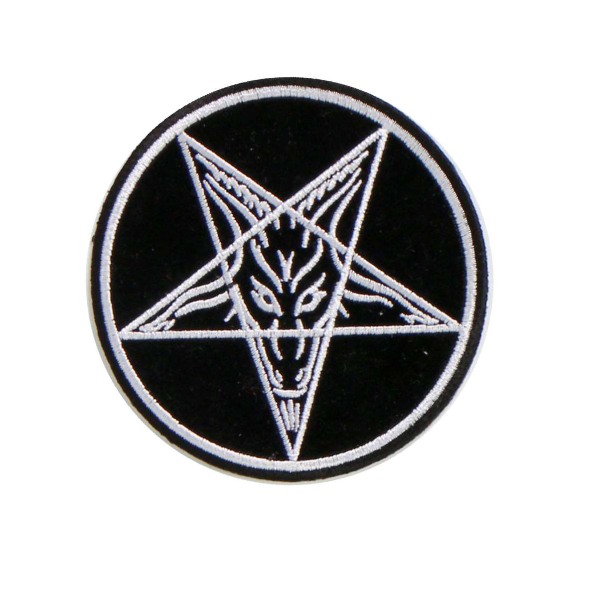 Hot Leathers Pentagram Goat Embroidered 4″X4″ Patch PPL9481