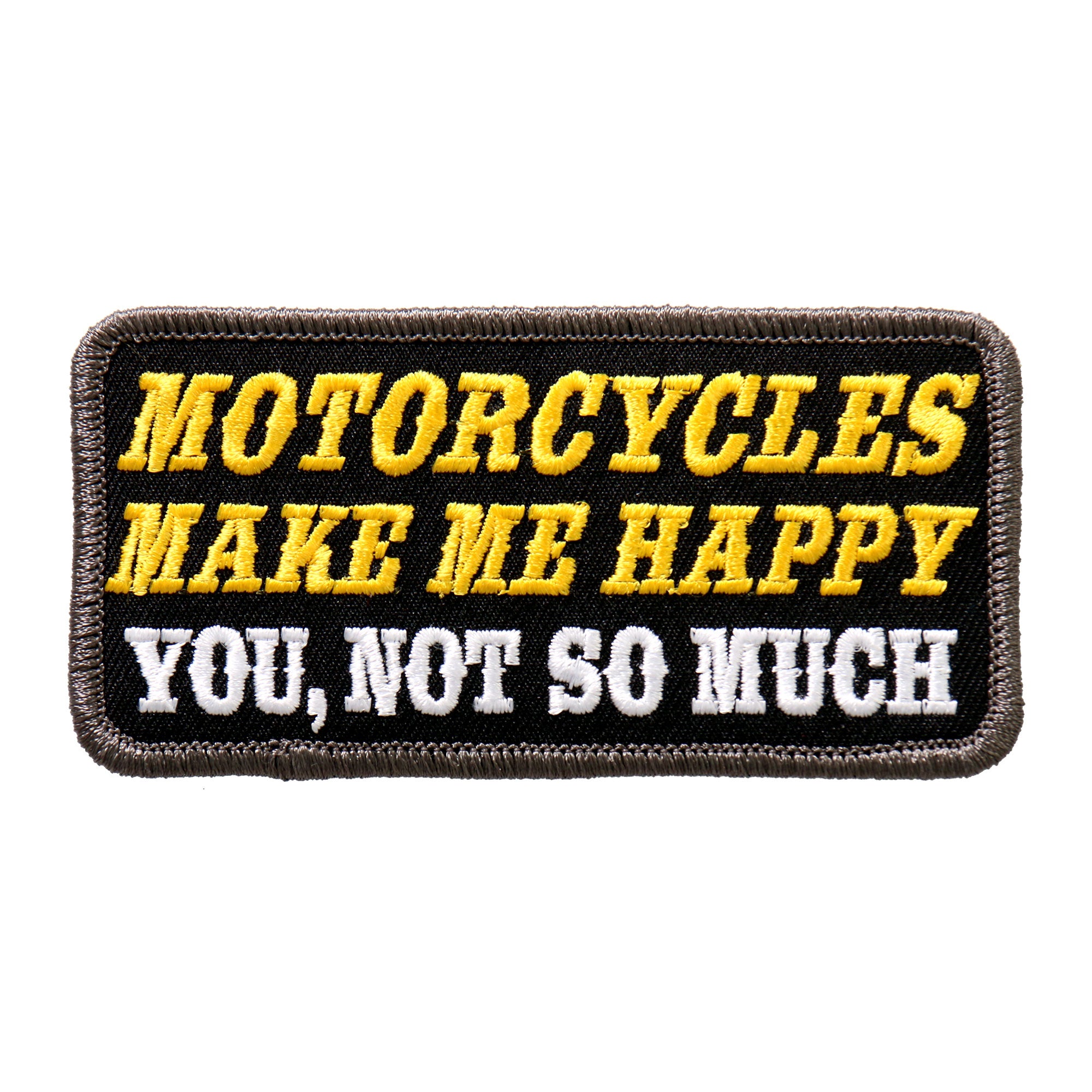Hot Leathers PPL9493 Motorcycles Make Me 4″x2″ Patch