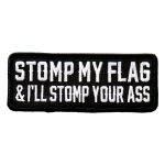 Hot Leathers PPL9495 Stomp My Flag 4″x1″ Patch