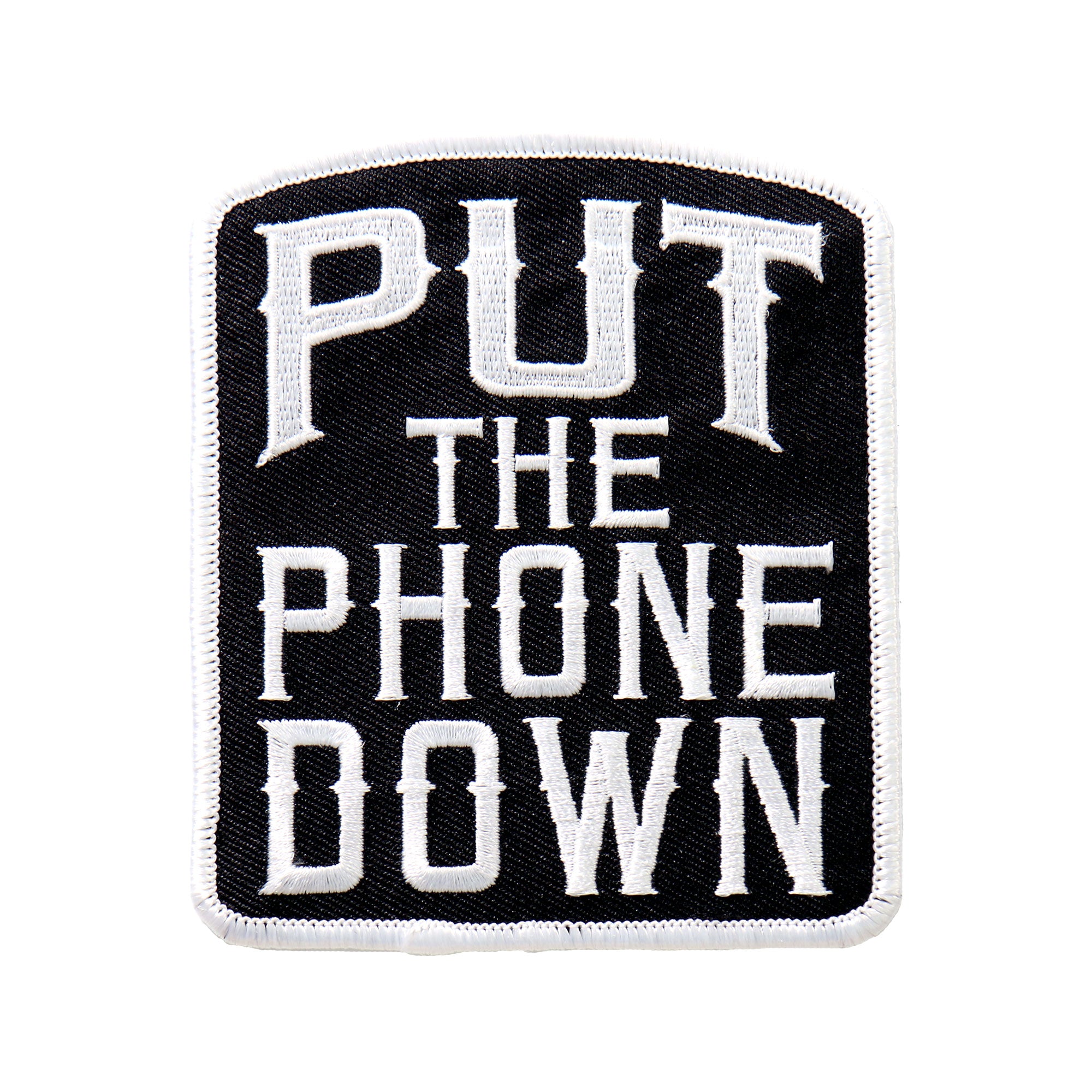 Hot Leathers PPL9497 Put The Phone Down 3″x4″ Patch