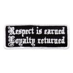Hot Leathers PPL9498 Respect Is Earned 4″x1″ Patch