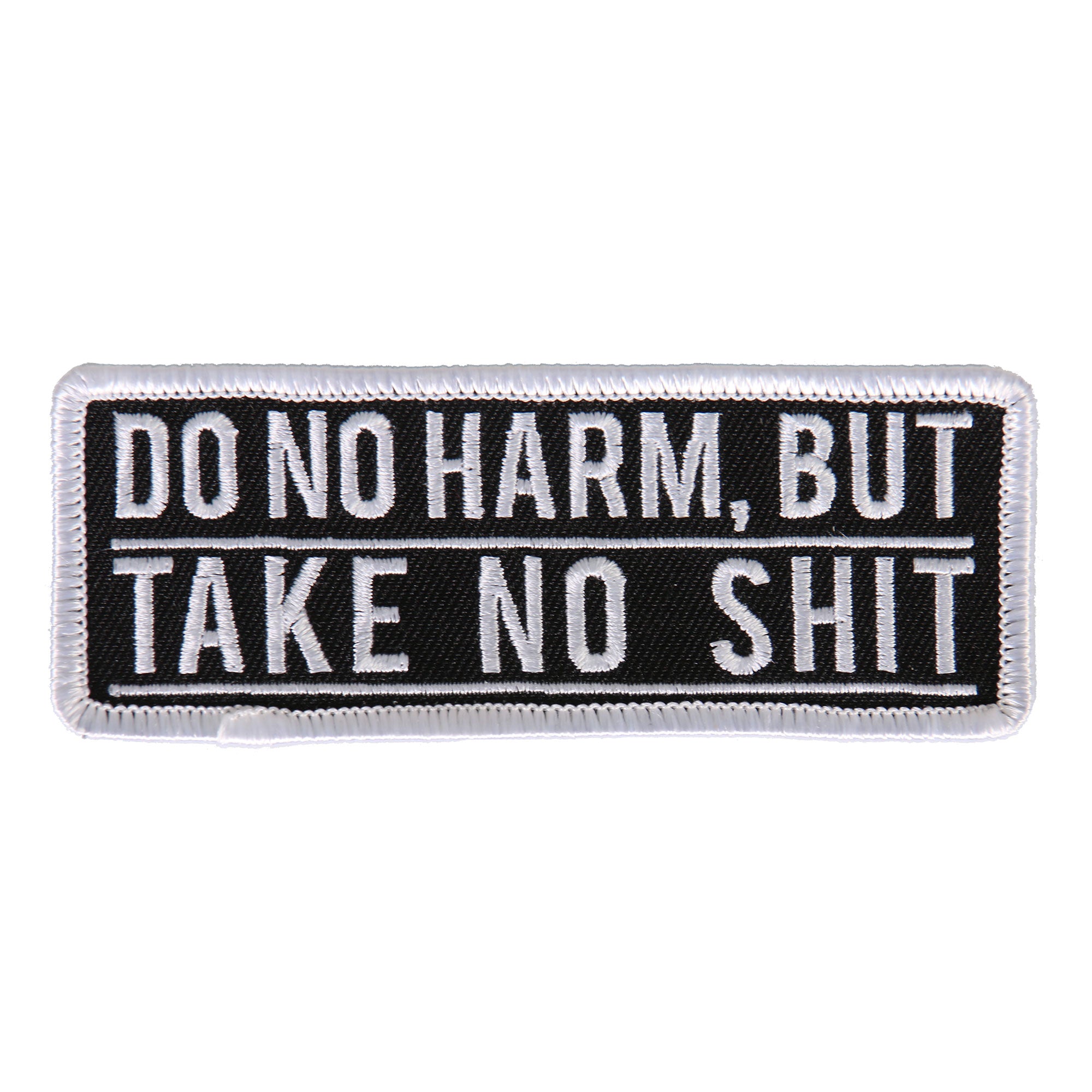 Hot Leathers PPL9569 Do No Harm But Take No 4″x2″ Patch