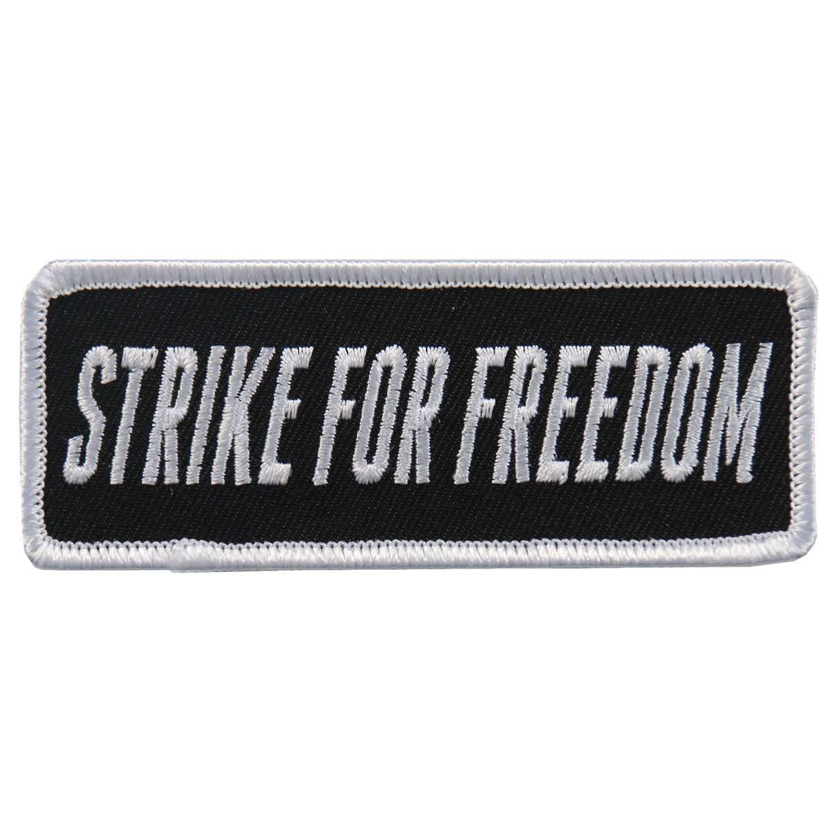 Hot Leathers Strike for Freedom 4″x2″ Patch PPL9576