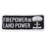 Hot Leathers Firepower For Land 4″x2″ Patch PPL9585