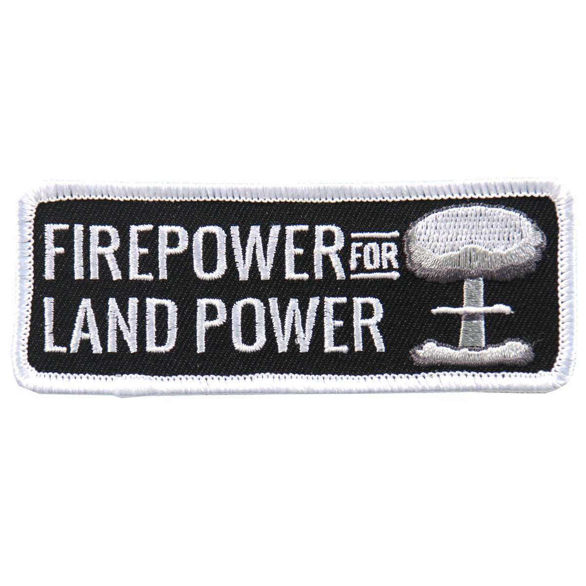 Hot Leathers Firepower For Land 4″x2″ Patch PPL9585