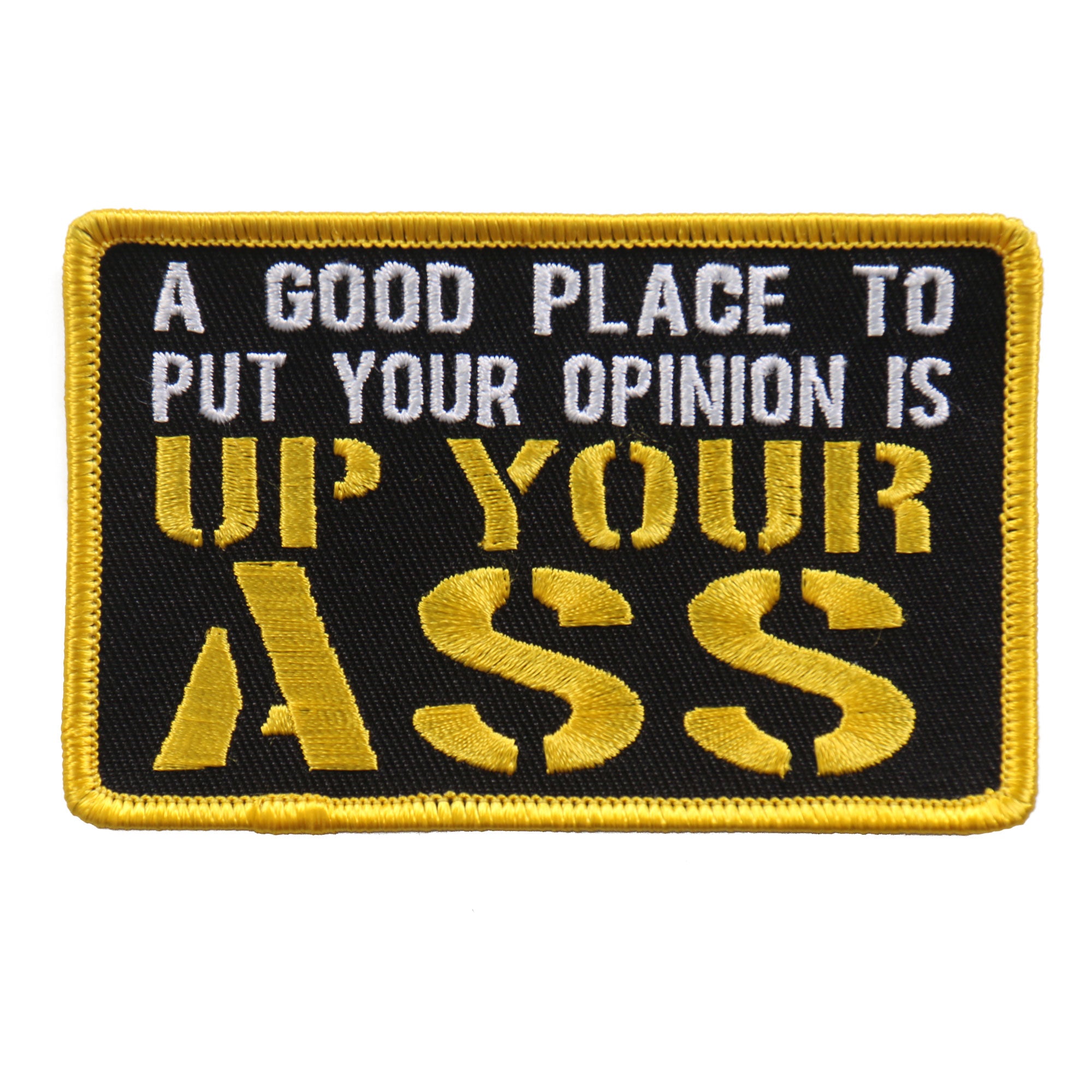 Hot Leathers PPL9604 Up Your Ass 4″x 3″ Patch