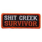 Hot Leathers Shit Creek Survivor 4″x1″ Patch PPL9618