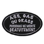 Hot Leathers Ass Gas Or Grass Person 4″x2″ Patch PPL9627