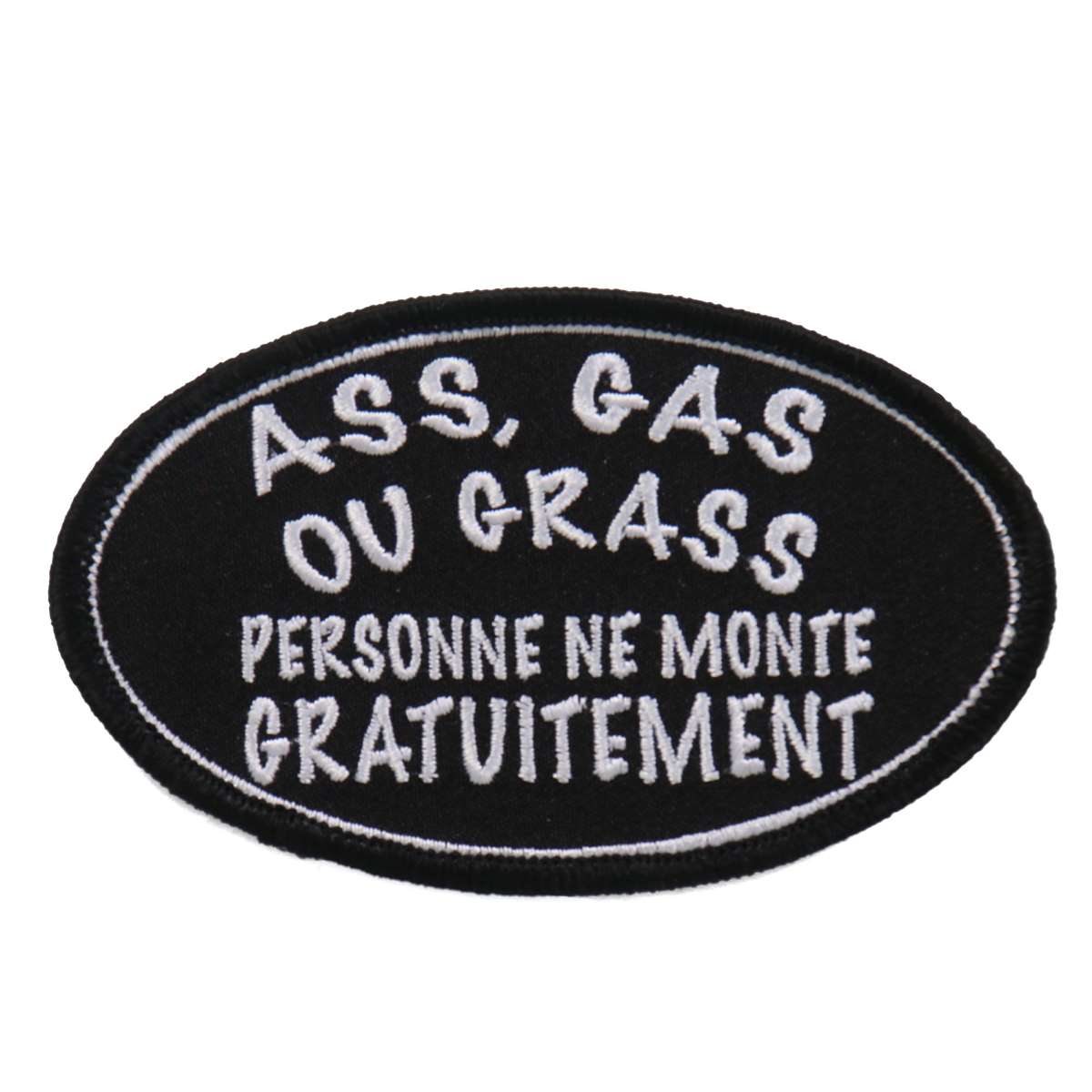 Hot Leathers Ass Gas Or Grass Person 4″x2″ Patch PPL9627