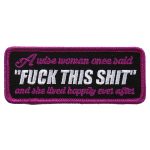 Hot Leathers PPL9659 Wise Woman 4″x2″ Patch