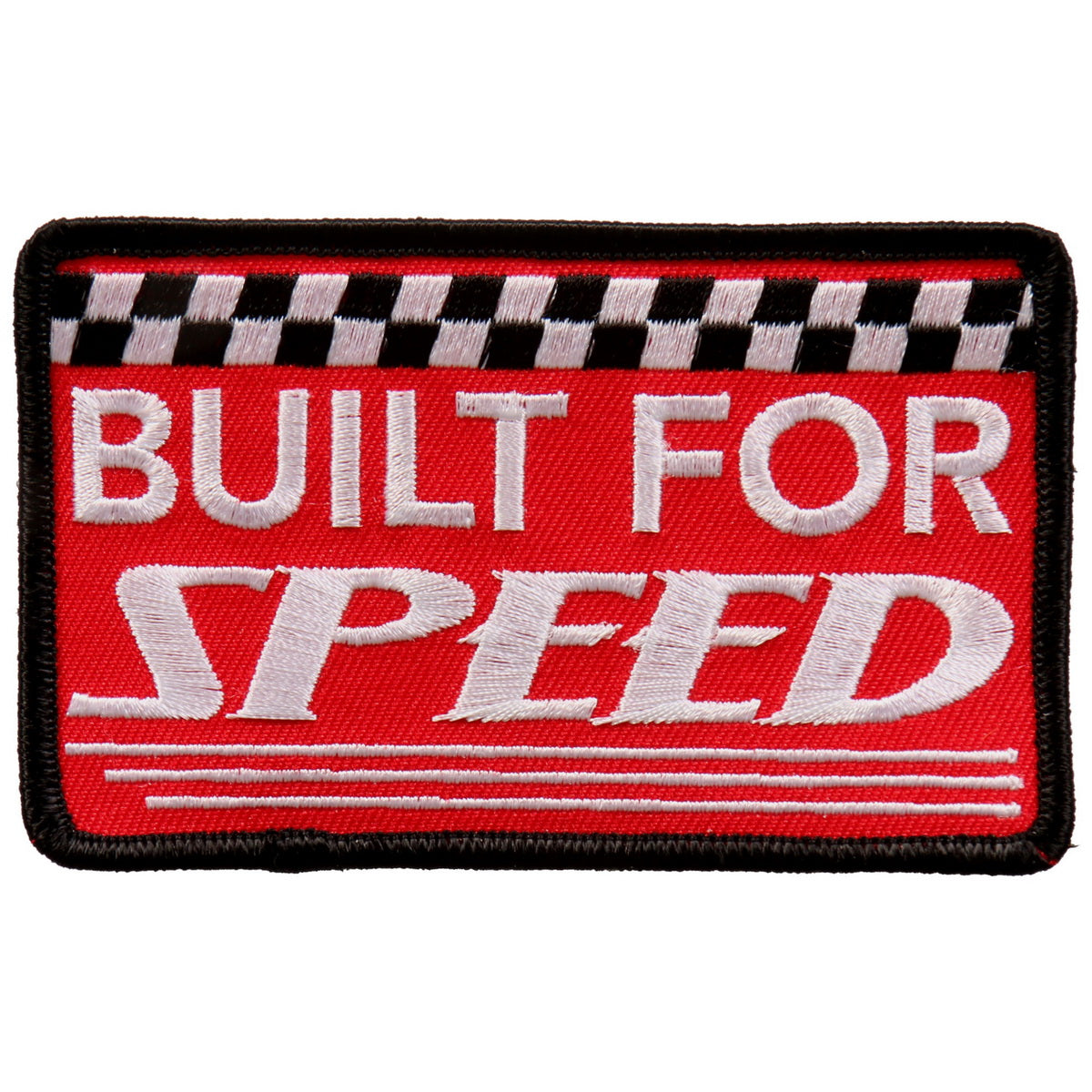 Hot Leathers PPL9674 Built for Speed 4″x3″ Patch