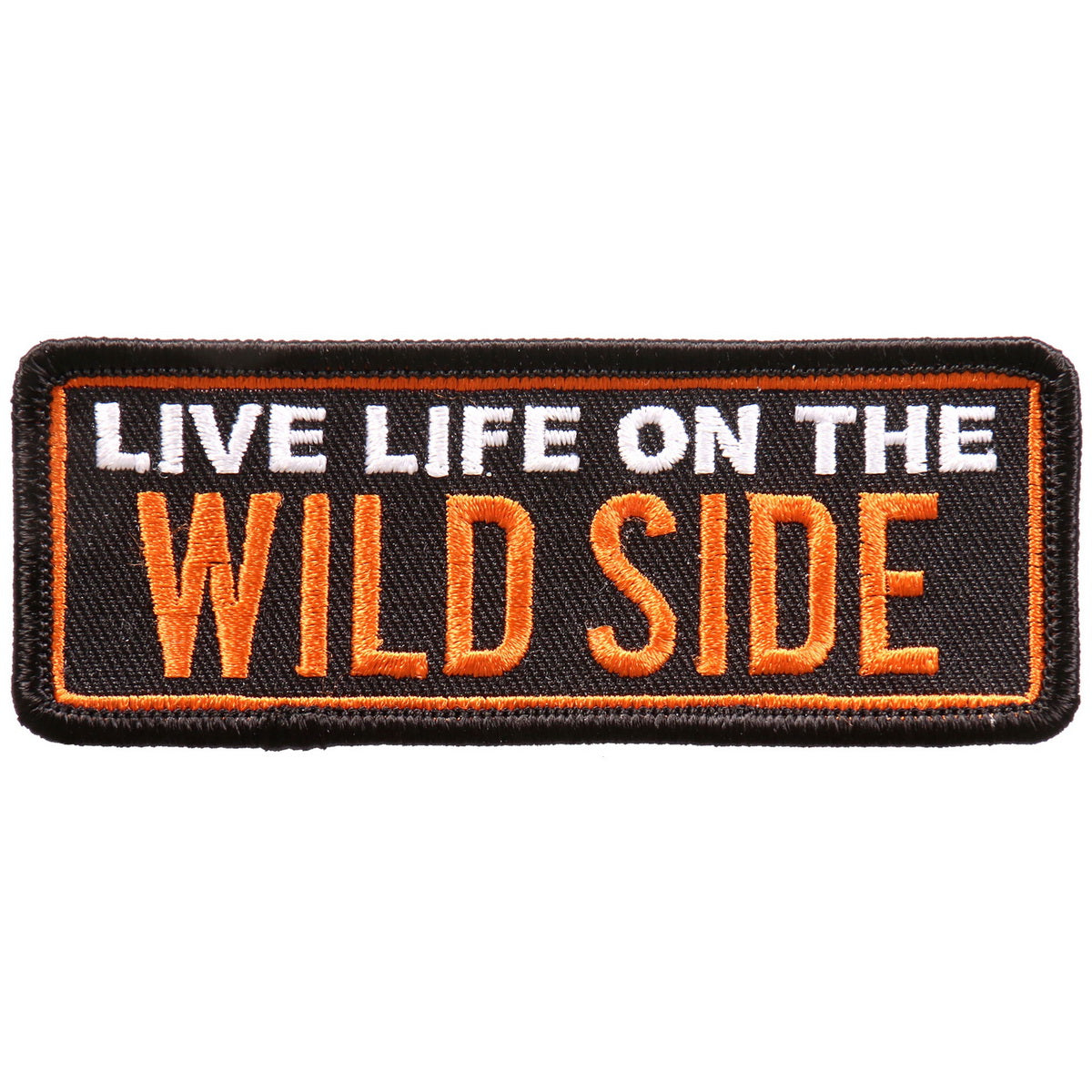 Hot Leathers PPL9699 Live Life On The Wild 4″x2″ Patch