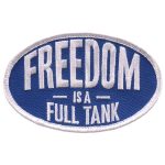 Hot Leathers Freedom is a Full Tank 4″x3″ Patch PPL9703