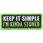 Hot Leathers Patch I’m Kinda Stoned PPL9755