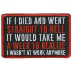 Hot Leathers PPL9798 Week To Realize 4″x 3″ Patch