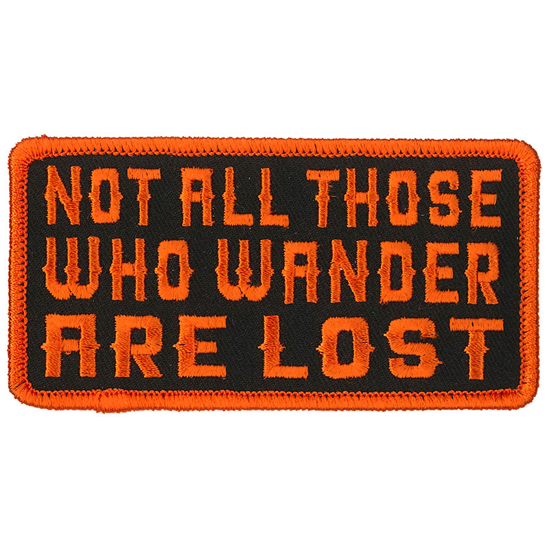 Hot Leathers PPL9820 Wander Lost 4″x 2″ Patch