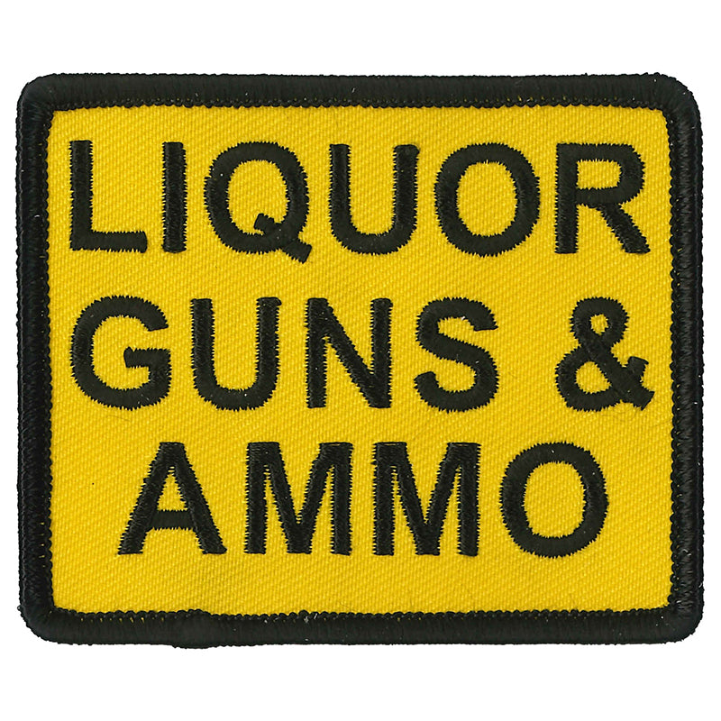 Hot Leathers PPL9829 Liquor Guns Ammo 3″x 3″ Patch